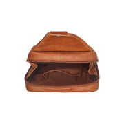 Cognac Leather Sling Bag Turelle レディース, detail view 4