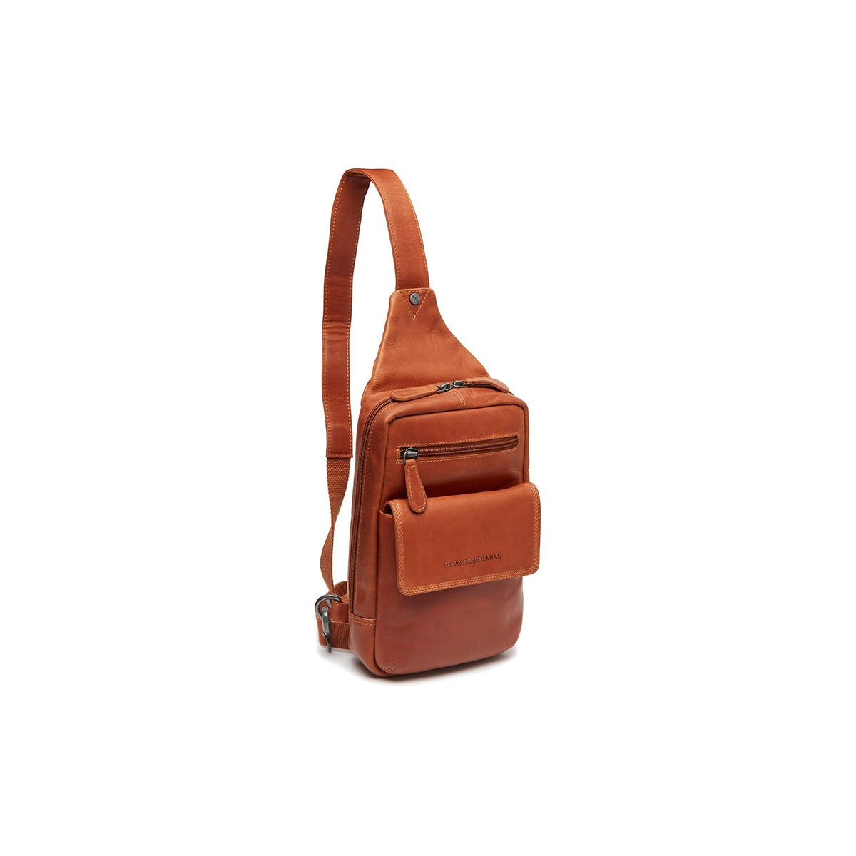 Cognac Leather Sling Bag Turelle レディース, front view