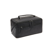 Elmia Full-Grain Leather Toiletry Bag レディース in Classic 100% Full-Grain Leather - Front Profile View &amp; Tailored Silhouette | Buy Online