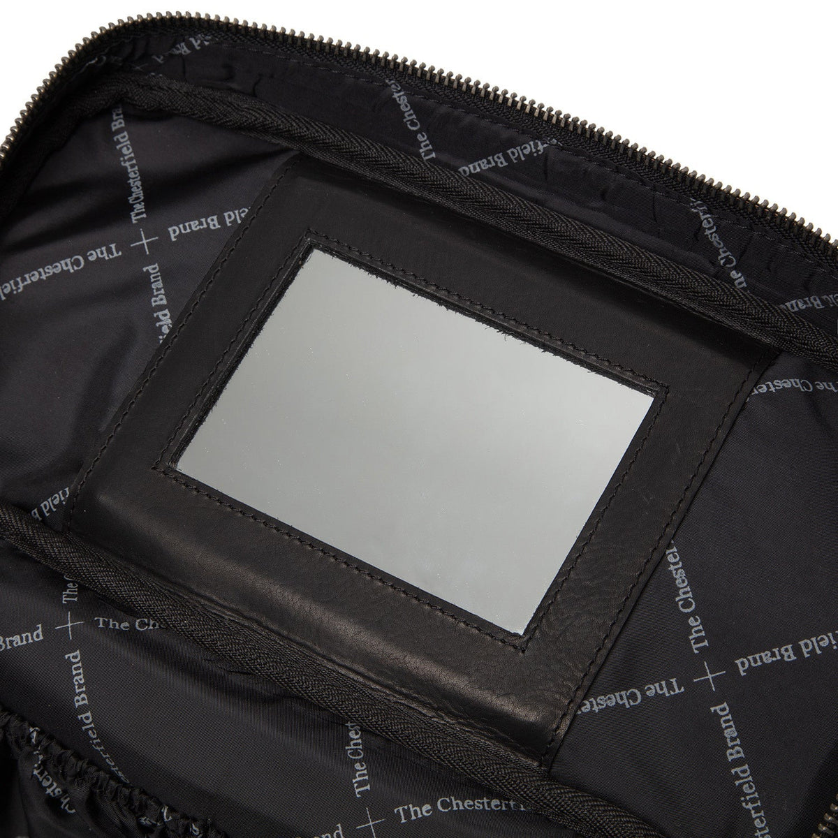Interior View Showing Quilted Viscose Lining &amp; Dual Inside Utility Storage Pockets