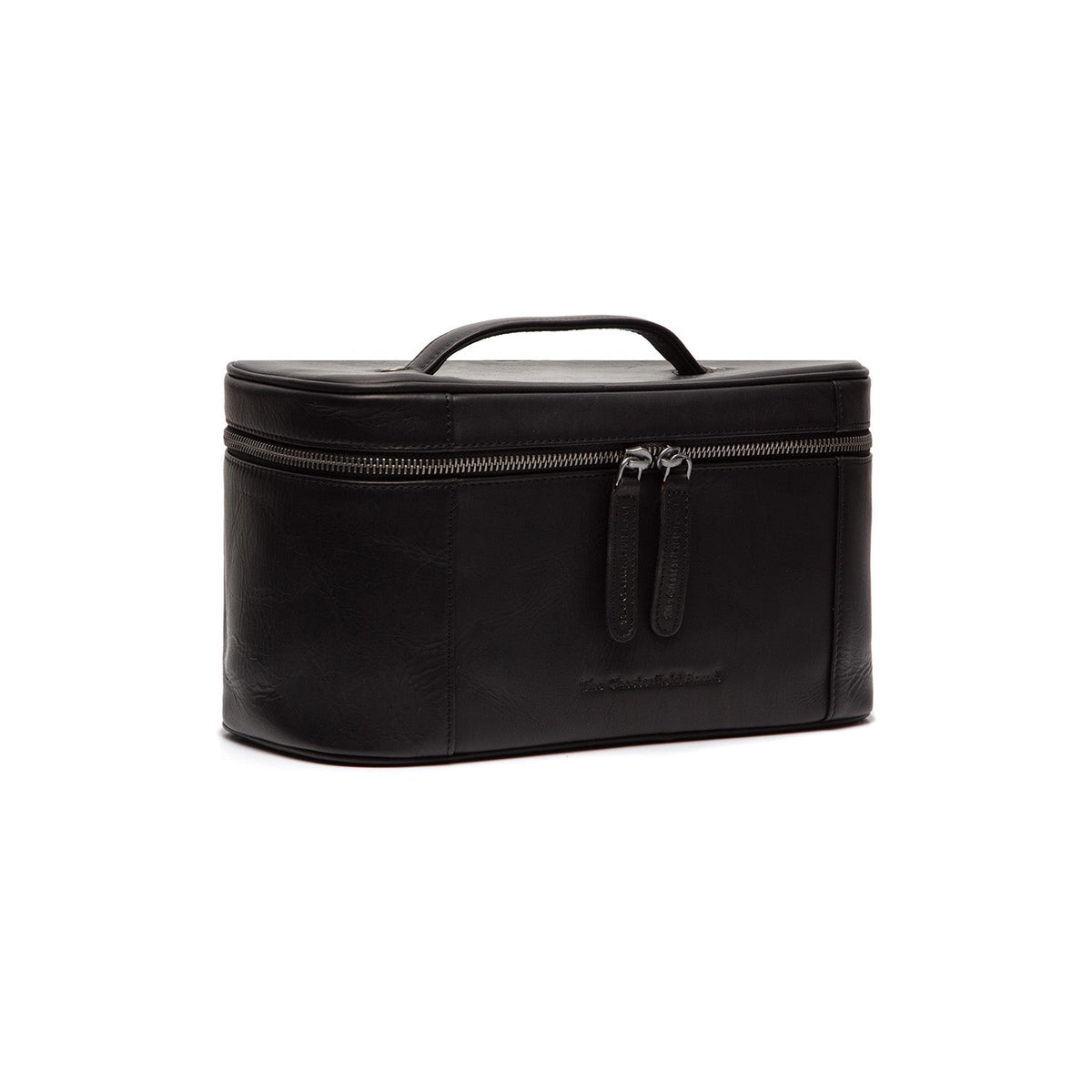 Limone Full-Grain Leather Toiletry Bag レディース in Classic 100% Full-Grain Leather - Front Profile View &amp; Tailored Silhouette | Buy Online