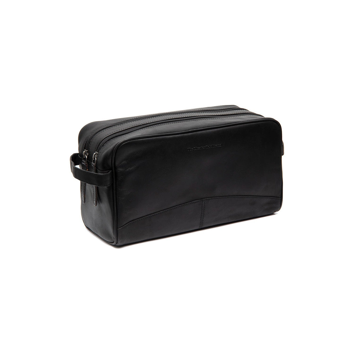 Stefan Full-Grain Leather Toiletry Bag レディース in Classic 100% Full-Grain Leather - Front Profile View &amp; Tailored Silhouette | Buy Online