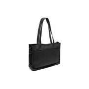 Adana Full-Grain Leather Tote Bag レディース in Classic 100% Full-Grain Leather - Full Exterior Front Profile View | Buy Online