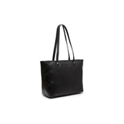 Astano Full-Grain Leather Tote Bag レディース in Tan 100% Full-Grain Leather - Full Exterior Front Profile View | Buy Online