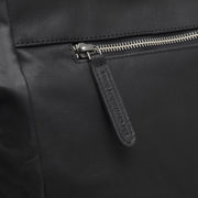 Solid Antique Brass Hardware &amp; Heavy-Duty Dual Zipper Detail on Berlin Full-Grain Leather Tote Bag レディース