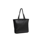 Berlin Full-Grain Leather Tote Bag レディース in Classic 100% Full-Grain Leather - Full Exterior Front Profile View | Buy Online