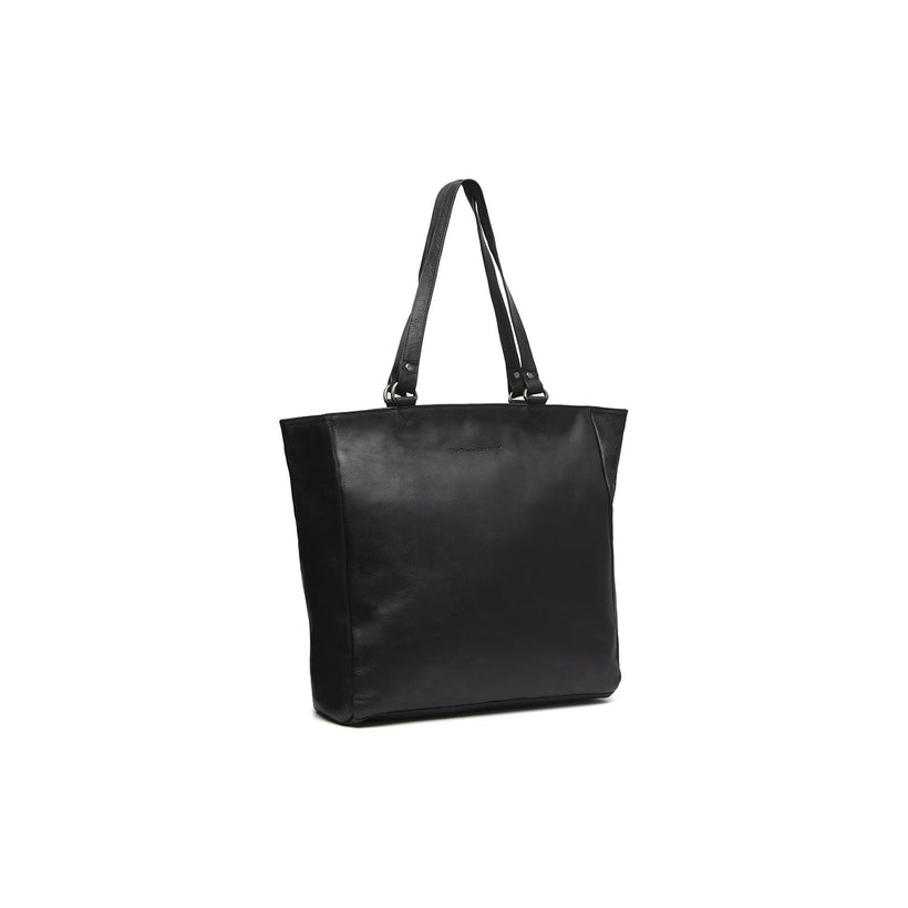 Berlin Full-Grain Leather Tote Bag in Classic 100% Full-Grain Leather - Full Exterior Front Profile View | Buy Online