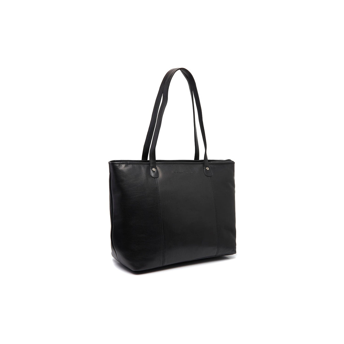 Ferrera Full-Grain Leather Tote Bag レディース in Classic 100% Full-Grain Leather - Full Exterior Front Profile View | Buy Online