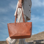 Monza Full-Grain Leather Tote Bag レディース – alternate product view 2