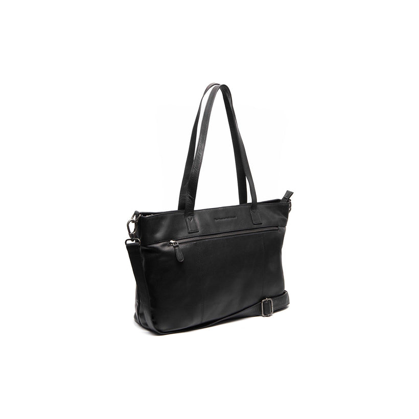 Osira Full-Grain Leather Tote Bag in Classic 100% Full-Grain Leather - Full Exterior Front Profile View | Buy Online