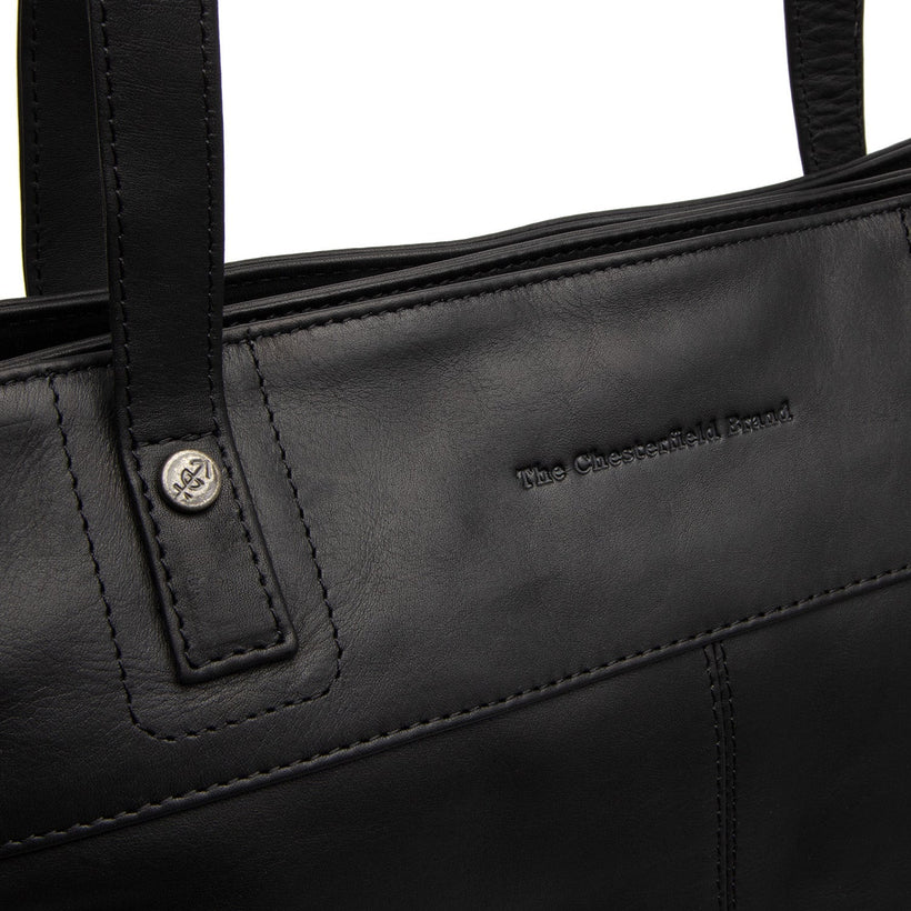 Solvia Full-Grain Leather Tote Bag レディース