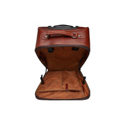 
Tailored Rib Cuffs & Hem Craftsmanship Construction Detail on Leather Trolley San Marino レディース レディース