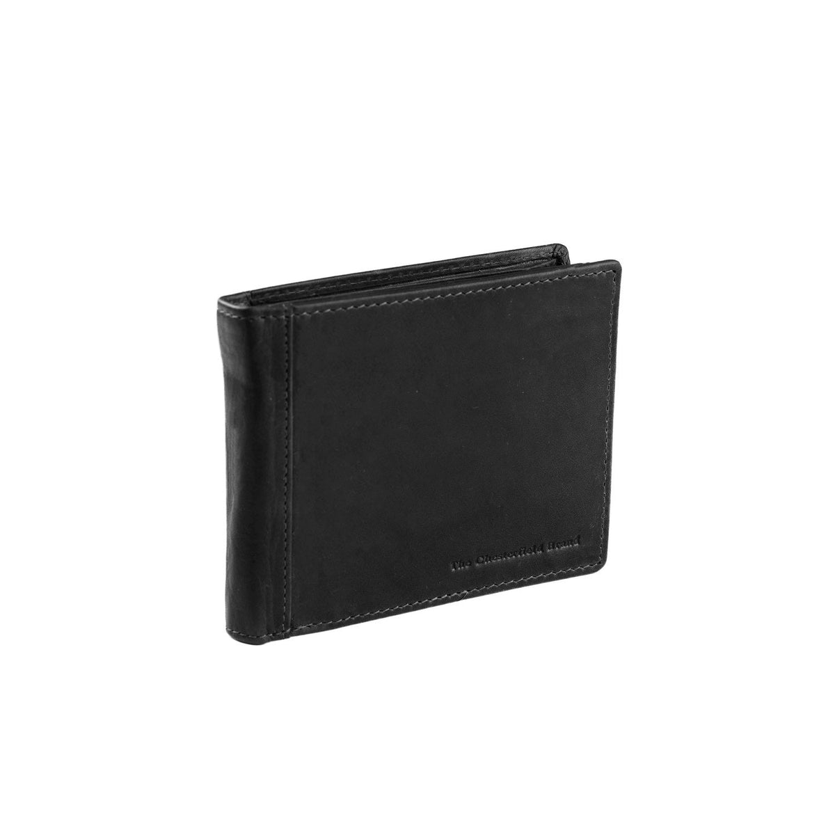 Alvina Full-Grain Leather Wallet メンズ in Classic 100% Full-Grain Leather - Full Exterior Front Profile View | Buy Online