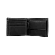 Alvina Full-Grain Leather Wallet メンズ - Structured Side Profile Showing Gusset Depth &amp; Expansion Capacity