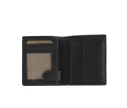 Solid Antique Brass Hardware &amp; Heavy-Duty Dual Zipper Detail on Carl Full-Grain Leather Wallet メンズ