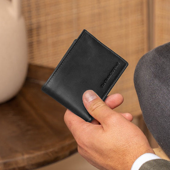 Enzo Full-Grain Leather Wallet メンズ