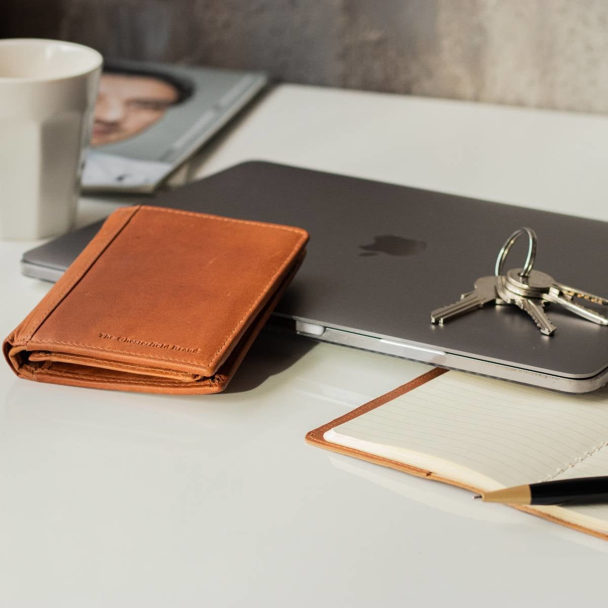 Ethel Full-Grain Leather Wallet レディース – alternate product view 2