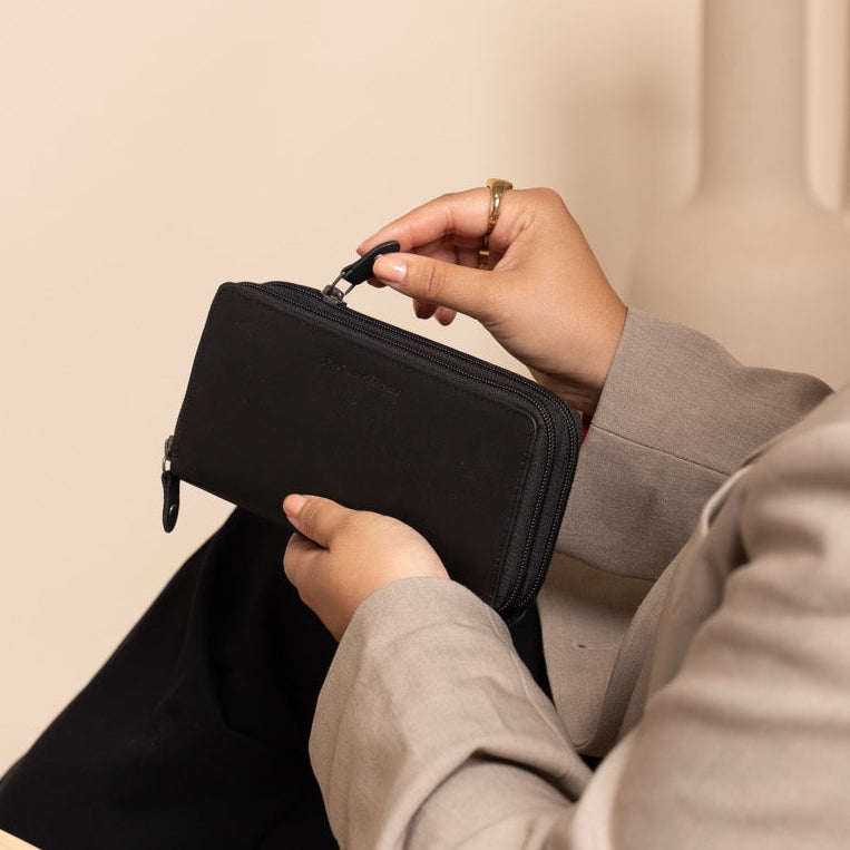 Hadley Full-Grain Leather Wallet レディース