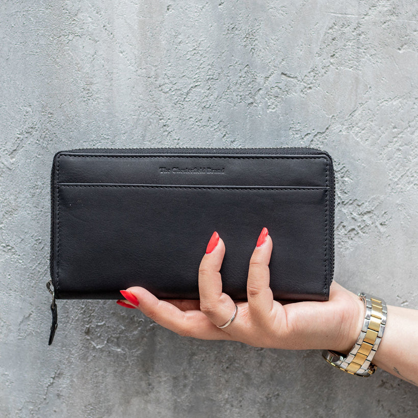 Halle Full-Grain Leather Wallet レディース