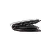 Hanson Full-Grain Leather Wallet メンズ - Structured Side Profile Showing Gusset Depth &amp; Expansion Capacity