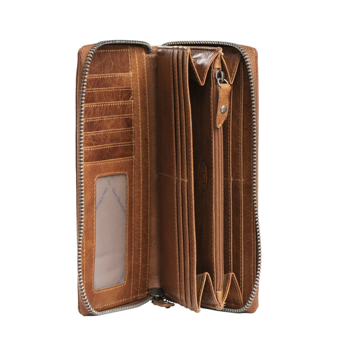 Havana Full-Grain Leather Wallet レディース – alternate product view 3