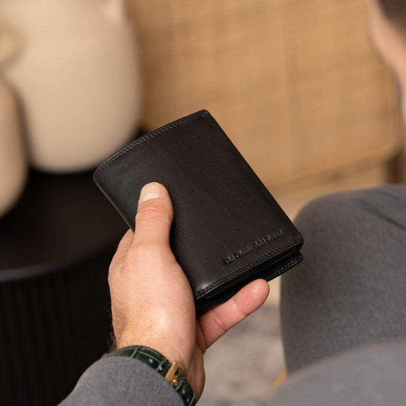 Leroy Full-Grain Leather Wallet メンズ