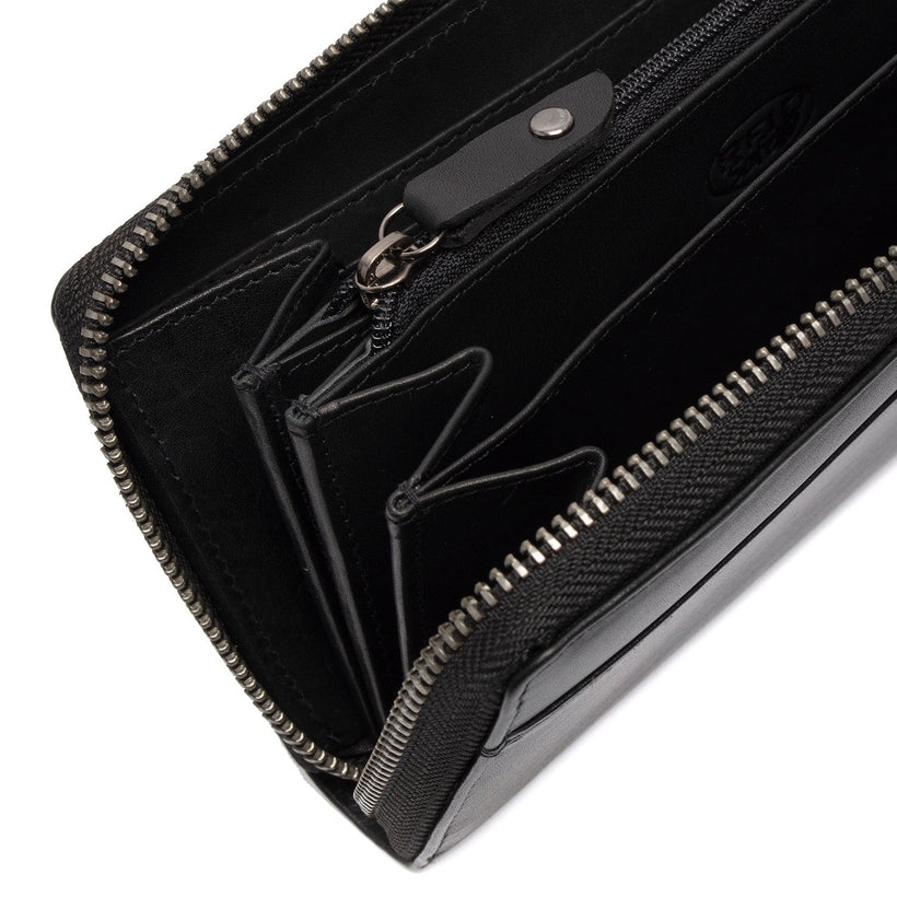 Livorno Full-Grain Leather Wallet レディース