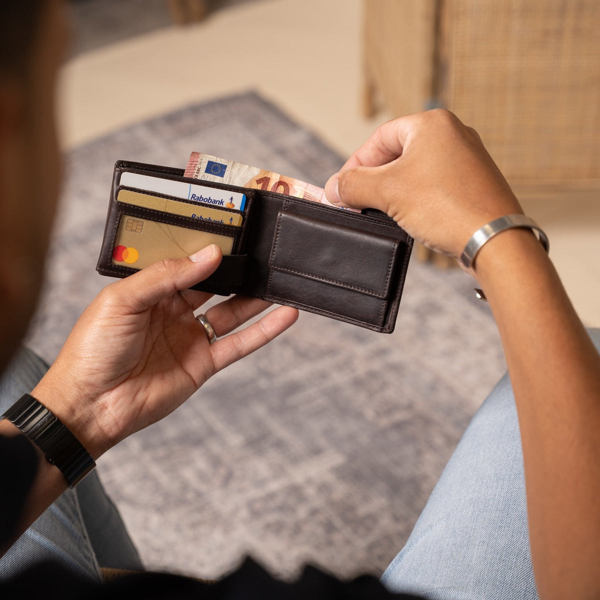 Marvin Full-Grain Leather Wallet メンズ – alternate product view 3