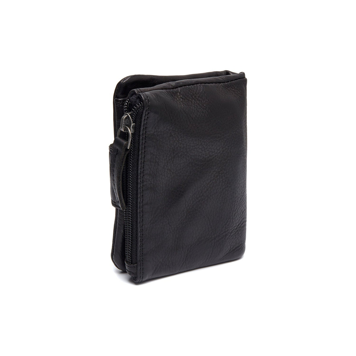 Black Leather Wallet Mavona, detail view 4