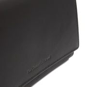 Solid Antique Brass Hardware &amp; Heavy-Duty Dual Zipper Detail on Mirthe Full-Grain Leather Wallet レディース
