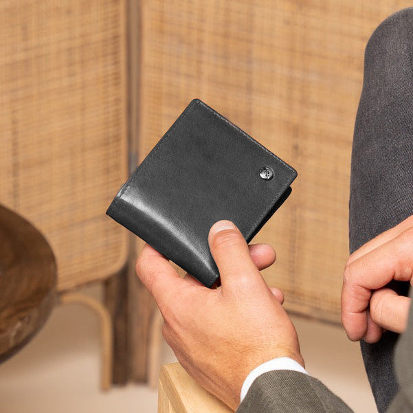 Positano Full-Grain Leather Wallet メンズ