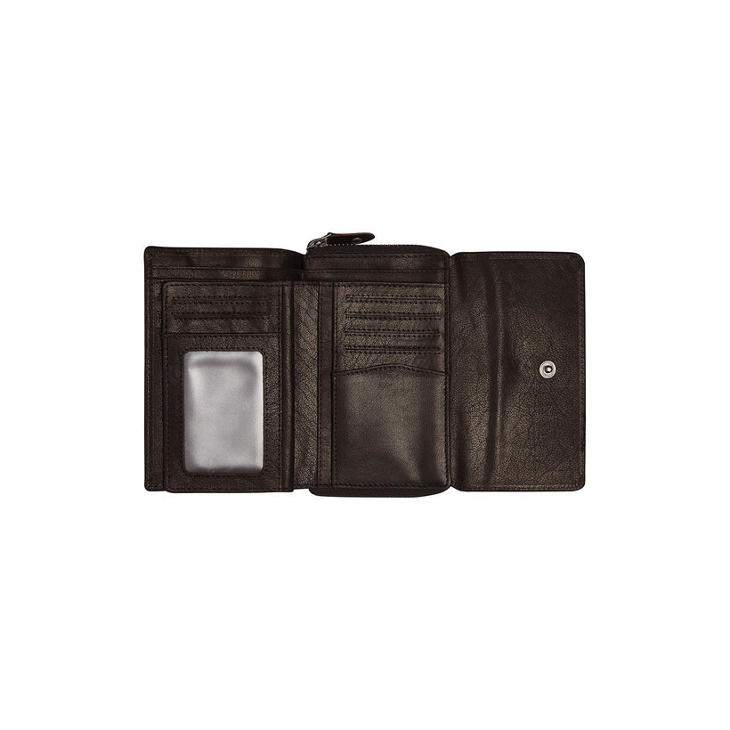 Rhodos Full-Grain Leather Wallet レディース