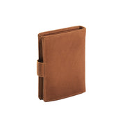 
Cognac Leather Wallet Ruby, detail view 5