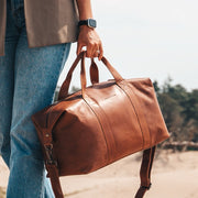 Conor Full-Grain Leather Weekender Bag レディース – alternate product view 2