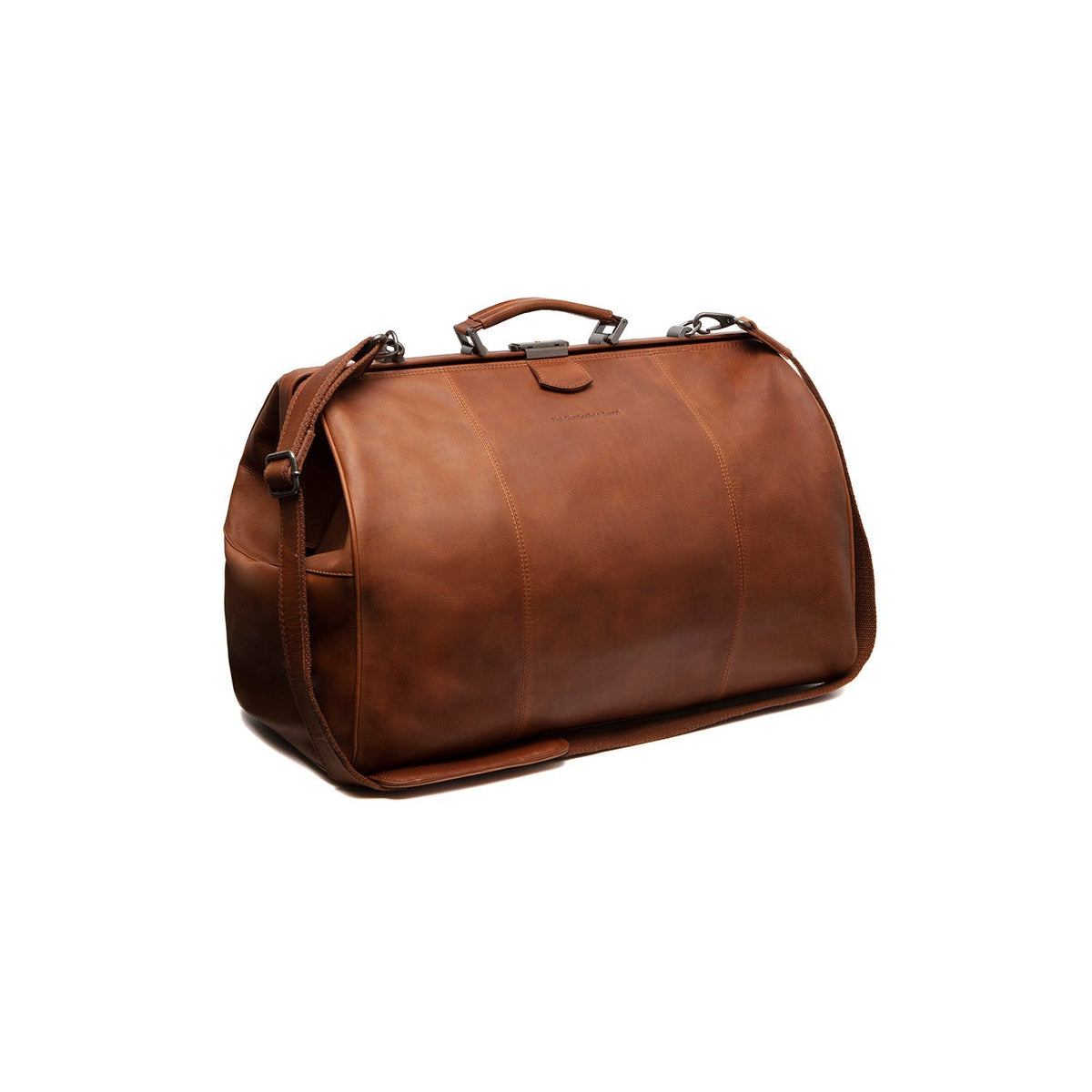 Corfu Full-Grain Leather Weekender Bag レディース in Classic 100% Full-Grain Leather - Full Exterior Front Profile View | Buy Online