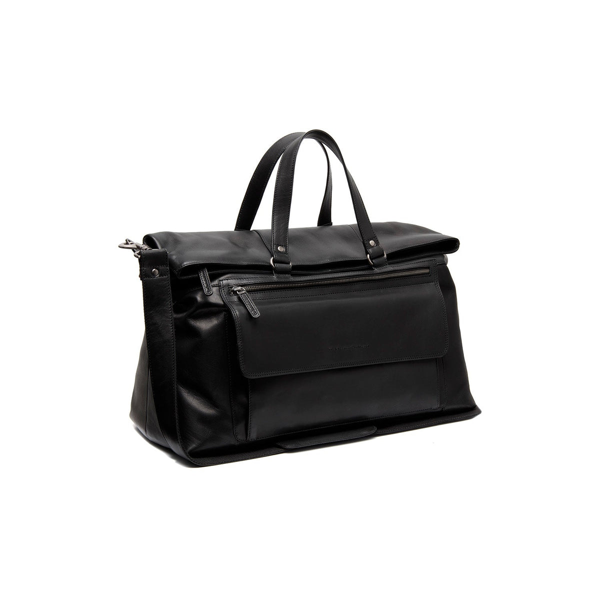 Lazio Full-Grain Leather Weekender Bag レディース in Classic 100% Full-Grain Leather - Full Exterior Front Profile View | Buy Online