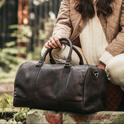 Perth Full-Grain Leather Weekender Bag レディース – alternate product view 2