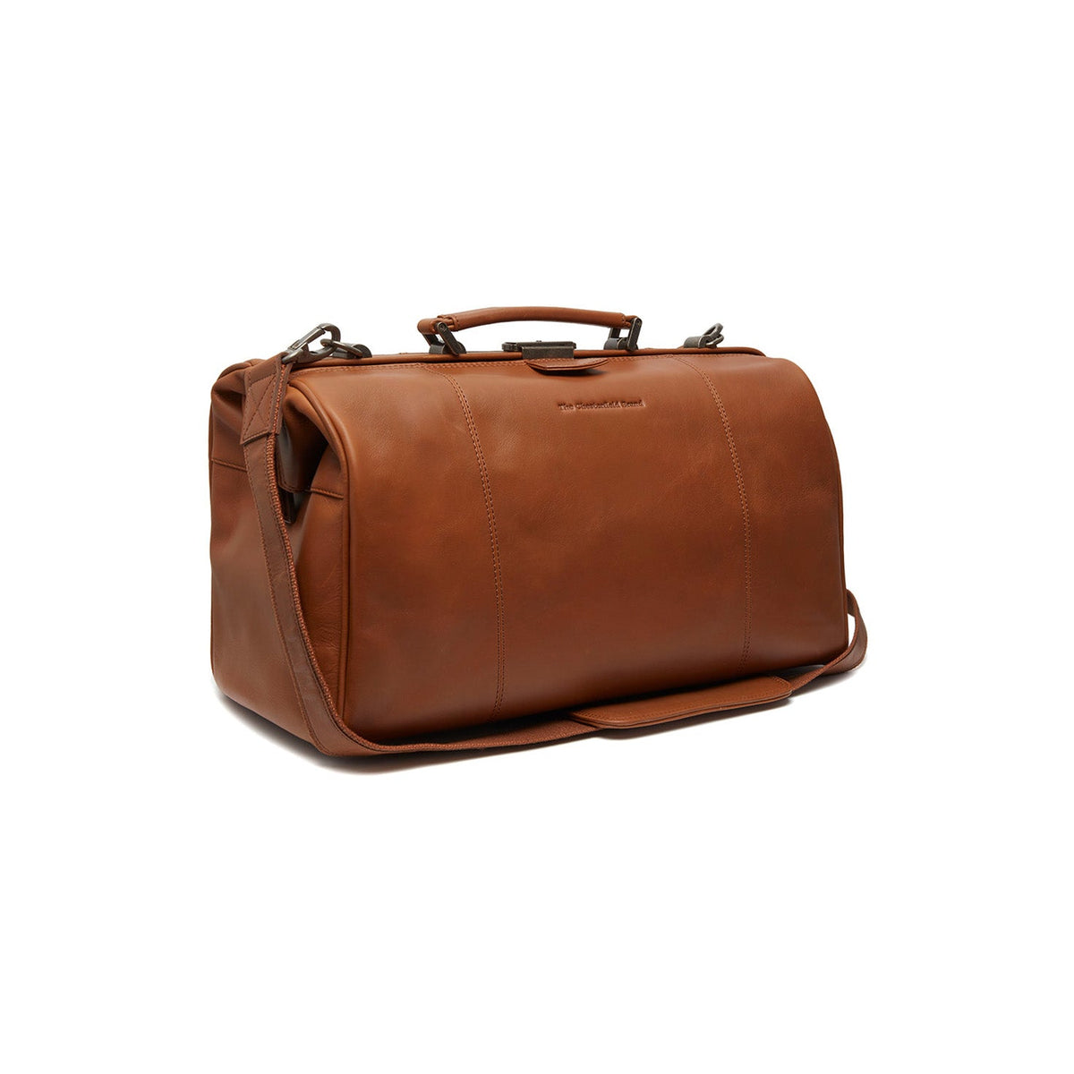 Texel Full-Grain Leather Weekender Bag レディース in Classic 100% Full-Grain Leather - Full Exterior Front Profile View | Buy Online
