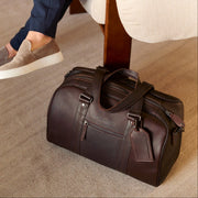 Volenza Full-Grain Leather Weekender Bag レディース – alternate product view 3