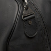 Solid Antique Brass Hardware &amp; Heavy-Duty Dual Zipper Detail on William Full-Grain Leather Weekender Bag レディース