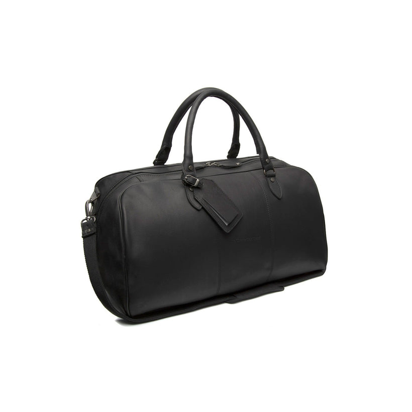William Full-Grain Leather Weekender Bag in Classic 100% Full-Grain Leather - Full Exterior Front Profile View | Buy Online