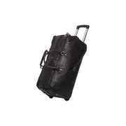 Leather Weekender Trolley Jayven レディース in Classic 100% Full-Grain Leather - Full Exterior Front Profile View | Buy Online