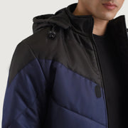 
内側ライニングビュー Showing Quilted Viscose Lining & 内側ユーティリティポケット2つ
