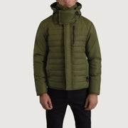 
内側ライニングビュー Showing Quilted Viscose Lining & 内側ユーティリティポケット2つ