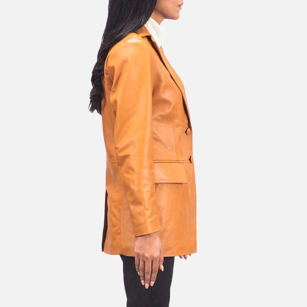 
Authentic Sheepskin Leather with Semi-aniline Finish Grain Texture & Heavy-Duty Seam Stitching Detail