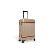 Medium Suitcase Zuna レディース in Classic 100% Full-Grain Leather - Front Profile View &amp; Tailored Silhouette | Buy Online