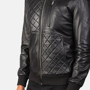 Authentic Sheepskin Leather with Semi-aniline Finish Grain Texture & Heavy-Duty Seam Stitching Detail