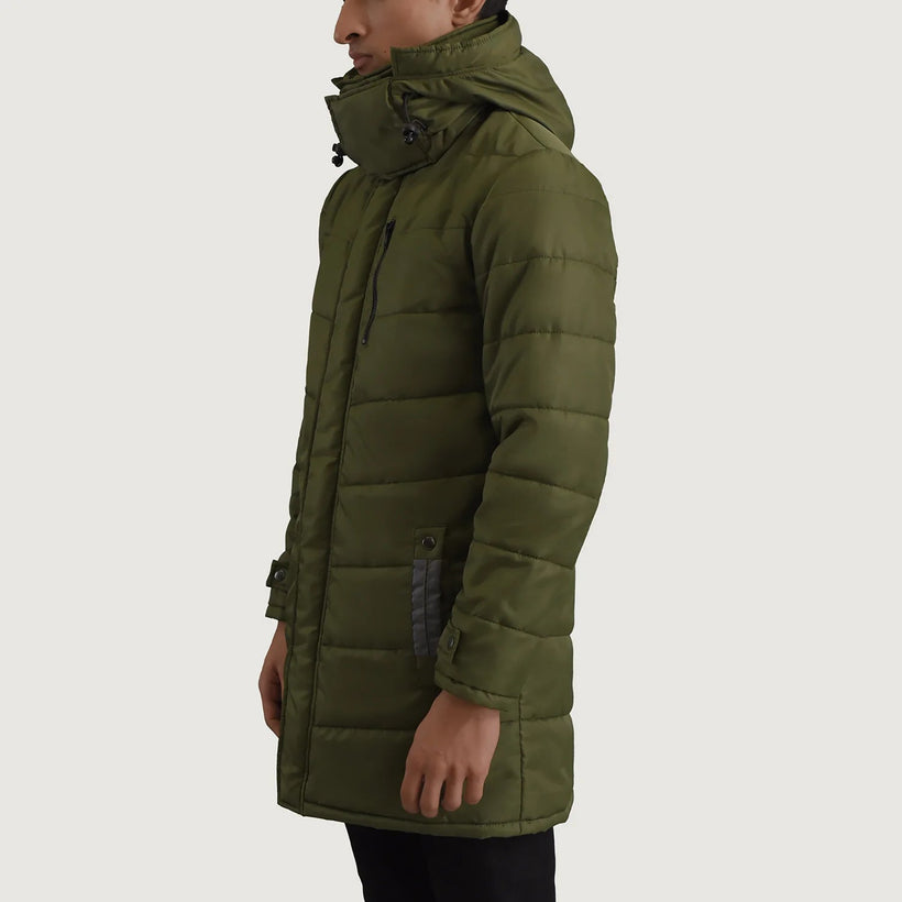 Moore グリーン Hooded Parka メンズ