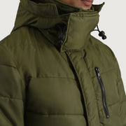
内側ライニングビュー Showing Quilted Viscose Lining & 内側ユーティリティポケット2つ