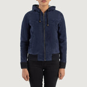 
Rebella Hooded レザーボンバージャケット レディース – alternate product view 4